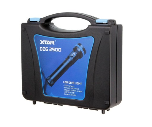 XTAR D26 2500 Long FullSet фонарик для дайвинга 2500 лм