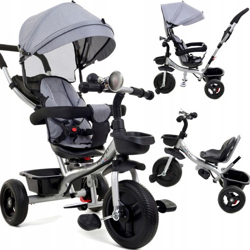 ВЕЛОСИПЕД FUNFIT TRIKE ВРАЩАЮЩИЙСЯ НА 360° СВОБОДНЫЕ КОЛЕСА