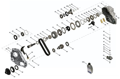 ŁAŃCUCH REDUKTOR ATC13 BMW 3 G20 xDrive