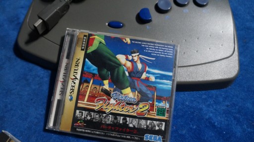 VIRTUA Fighter контроллер SEGA SATURN ARCADE STICK HSS-0104 в коробке