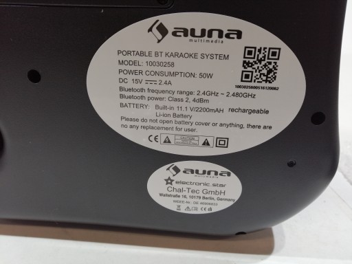 Zestaw do Karaoke Auna Stage Hero Głośnik Bluetooth USB CD