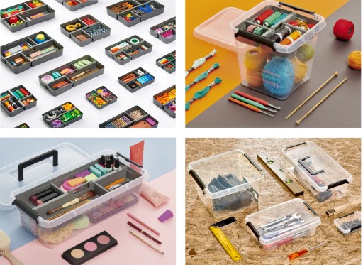 POJEMNIK PUDEŁKO NA KLOCKI LEGO 9l +ORGANIZER WKŁAD DO SZUFLADY