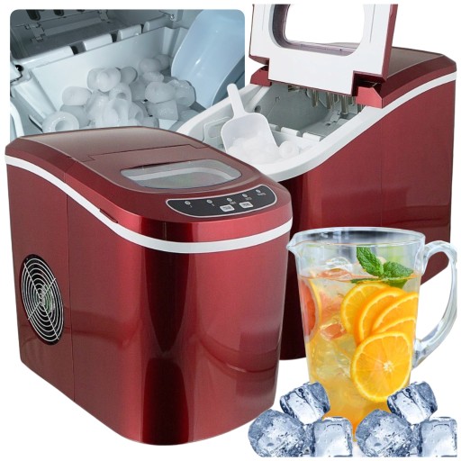 Льдогенератор БОЛЬШОЙ ПРОЧНЫЙ ПОРТАТИВНЫЙ RED EXPRESS ICE 15 кг/24 часа