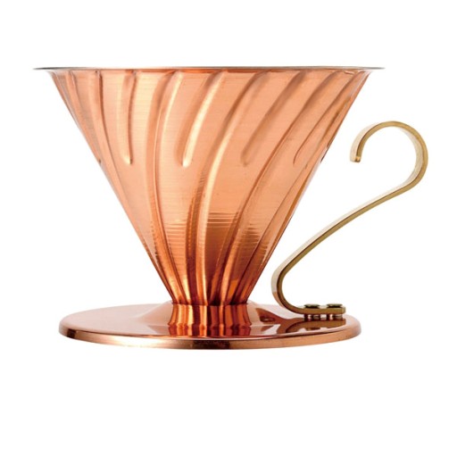 КОФЕВАРКА HARIO METAL DRIP COPPER GOLD V60-02