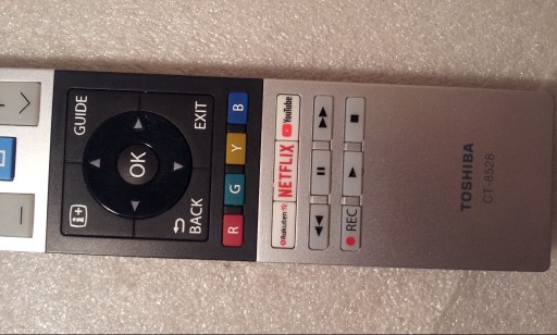 Оригинальный пульт дистанционного управления TOSHIBA CT-8528 Netflix Youtube..