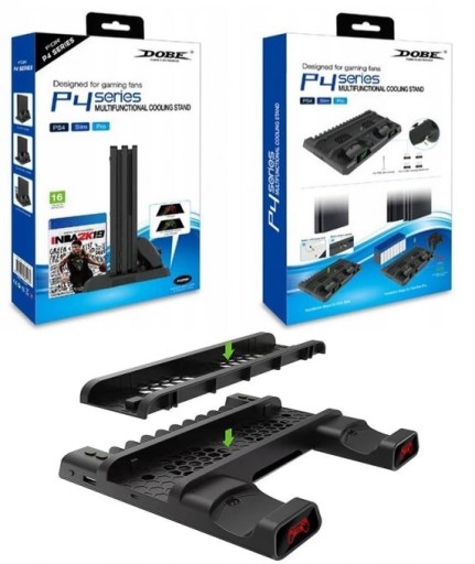 Зарядная станция CHARGER COOLING PAD STAND Подставки для PS4 PRO/SLIM