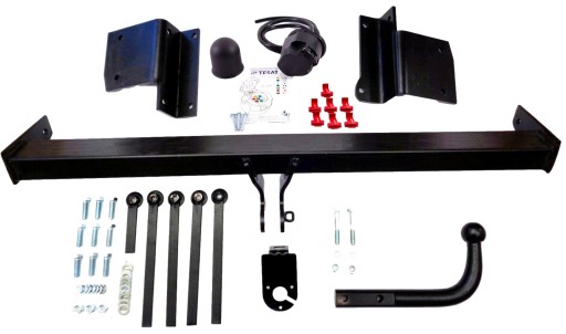 БУКСИРОВОЧНЫЙ КРЮК + РЕГУЛЯТОРЫ NISSAN QASHQAI 2007-2013 J10