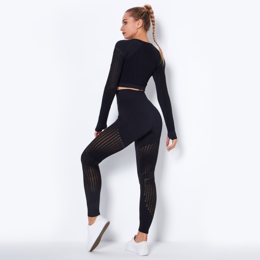 СПОРТИВНЫЙ КОМПЛЕКТ бесшовные леггинсы HIGH WAIST M