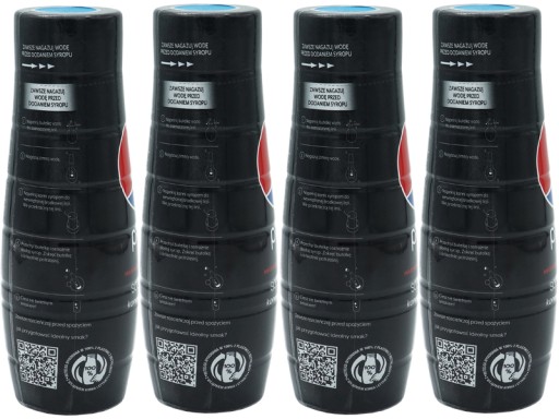 6x КОНЦЕНТРАТНЫЙ СИРОП PEPSI MAX ДЛЯ САТУРАТОРА SODASTREAM НАПИТОК 9 Л, 440 мл