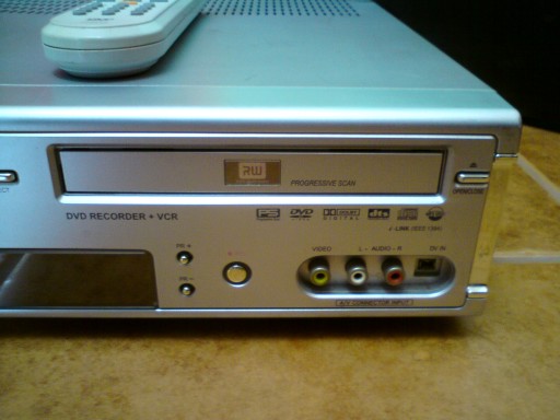 Daewoo DF-7100 комбо 2в1 DVD + VHS-рекордер польское меню ВИДЕО