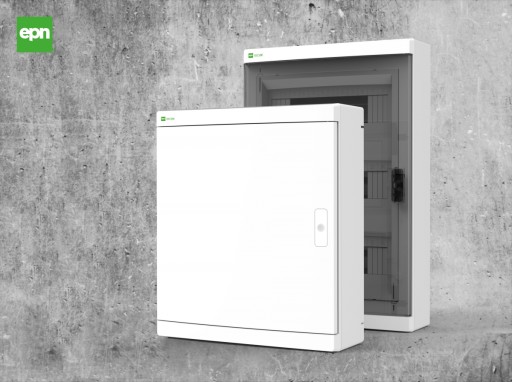 Rozdzielnica multimedialna natynkowa Elegant 3X12 IP40 drzwi dymne 2445-21