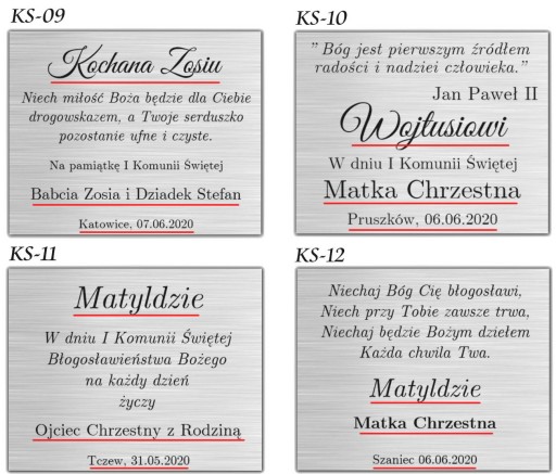 PAMIĄTKA PIERWSZEJ KOMUNII ŚWIĘTEJ SREBRNY OBRAZEK PREZENT GRAWER DEDYKACJA