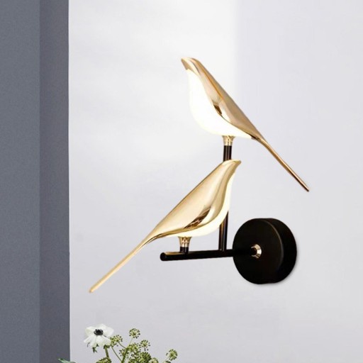 Настенные светильники для спальни Bird Wall 2Birds, 3 цвета света