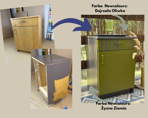 Newcolours Furniture Paint - зрелая оливковая 200 мл