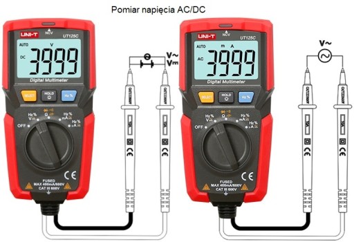 Карманный измеритель переменного/постоянного тока CURRENT VOLTAGE UT125C