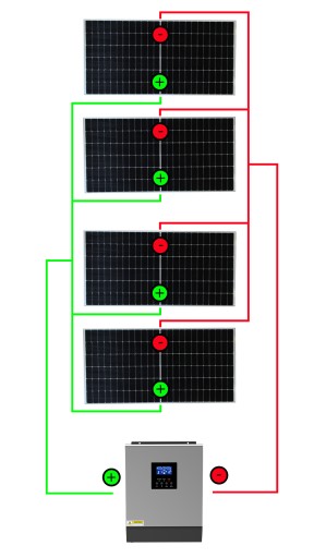 Инвертор Солнечный фотоэлектрический инвертор OFF-GRID MPPT 5,5 кВт 48 В OG5500