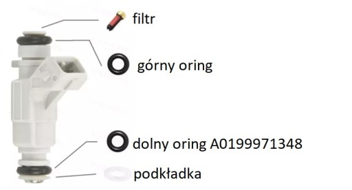 Ремкомплект форсунки 0280155870 0280155835 0280155744 A1130780049