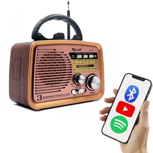 ПОРТАТИВНОЕ КУХОННОЕ РАДИО, НА БАТАРЕЯХ, USB FM MICROSD BLUETOOTH