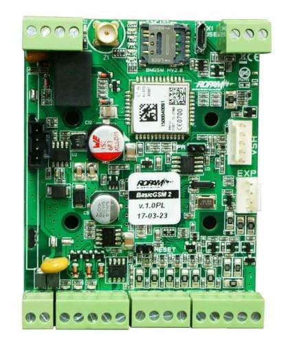 Модуль оповещения и управления GSM, разъем SMA 12 В пост. тока BasicGSM 2 ROPAM