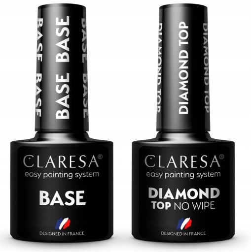 12 гибридных лаков для ногтей CLARESA, верхняя база + ФУТЛЯР