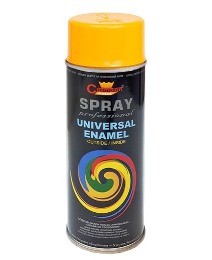 Emalia uniwersalna spray Champion RAL 1003 żółty