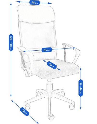 Вращающееся кресло для письменного стола OFFICE, сетка CHAIR
