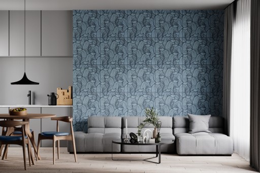 PANELE ŚCIENNE KASETONY LIŚCIE MONSTERA 01