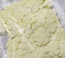Zestaw płatków z foamiranu 10 szt. CYTRYNOWE