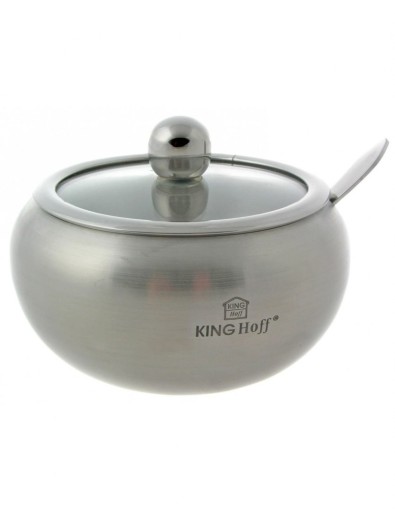 СТАЛЬНАЯ САХАРНИЦА С ЛОЖКОЙ SATIN INOX