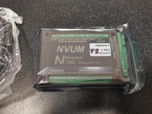 Контроллер, контроллер фрезерного станка с ЧПУ, 5 осей NVUM V2, 200 кГц, USB Mach3