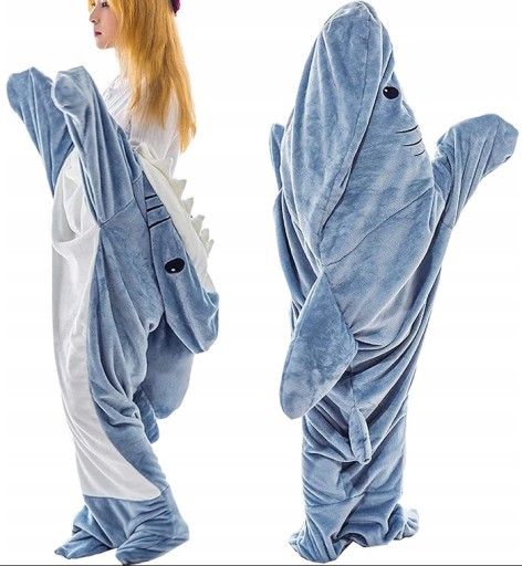 2024 НОВЫЙ СПАЛЬНЫЙ МЕШОК-ОДЕЯЛО SHARK ДЛЯ ВЗРОСЛОГО РЕБЕНКА