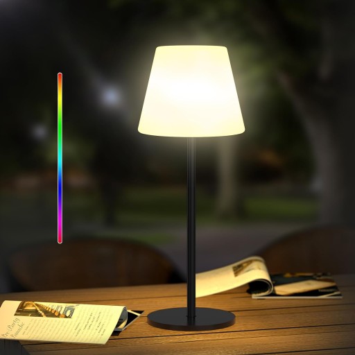 LAMPKA STOŁOWA BIURKOWA STOŁOWA BEZPRZEWODOWA NOCNA LAMPA LED Z PILOTEM