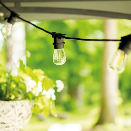 Girlanda LED 230V 10m 10x E27 H05RN-F