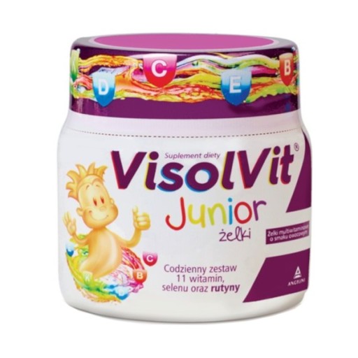 VisolVit Junior Желе 50 шт. Набор из 11 витаминов.