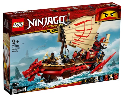 LEGO NINJAGO 71705 ЖЕМЧУЖНЫЙ КОРАБЛЬ ЛОДКА ЛОДКА