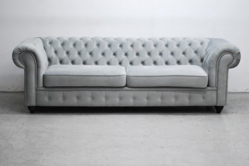 REM — новый трёхместный диван Design, велюр, ткань серого цвета Velluto