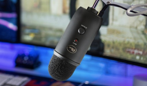 НАБОР КОНДЕНСАТОРНЫХ МИКРОФОНОВ BLUE YETI BLACKOUT + ПОДСТАВКА + ПОДСТАВКА