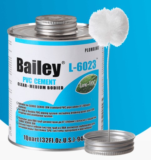 Zestaw Bajpas do pompy ciepła 50mm + Klej do PVC Beton