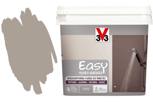 ИНТЕРЬЕРНАЯ КРАСКА EASY HYDRO-BARRIER V33 0,75 л ТАУП