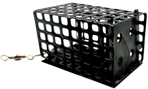 Квадратная корзина для приманки с дном, 120 г.