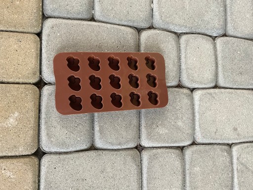 FOREMKA SILIKONOWA NA CZEKOLADKI PRALINKI LÓD 20x11cm OLDMAN serce FORMA
