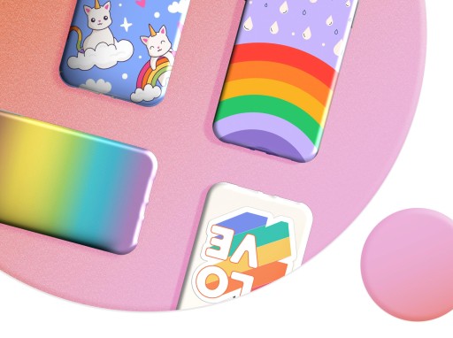 ETUI DO SAMSUNG GALAXY A51 5G WZORY TĘCZA RAINBOW OBUDOWA POKROWIEC CASE