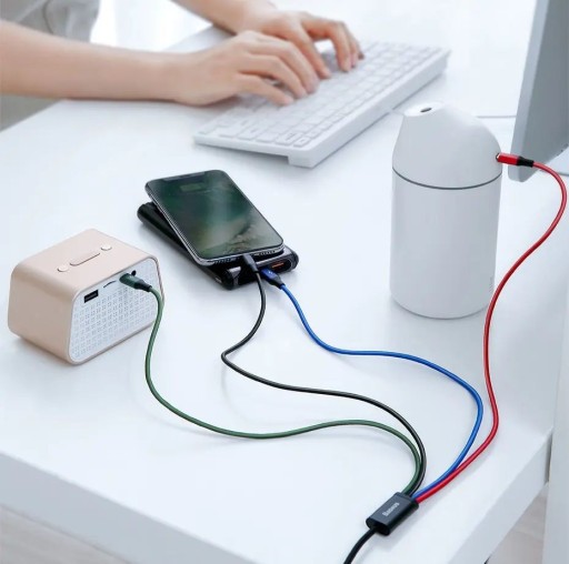 BASEUS UNIVERSAL USB-C / MICRO / ЗАРЯДНЫЙ КАБЕЛЬ ДЛЯ IPHONE
