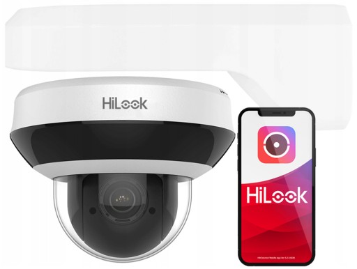 ZEWNĘTRZNA KAMERA OBROTOWA HILOOK 4Mpx IP PTZ IR20 UCHWYT