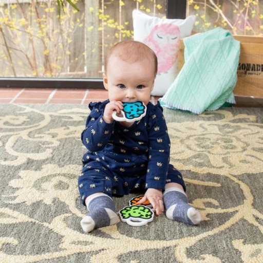 The Brain Teether Gryzak Mózg sylikon Pomarańczowy