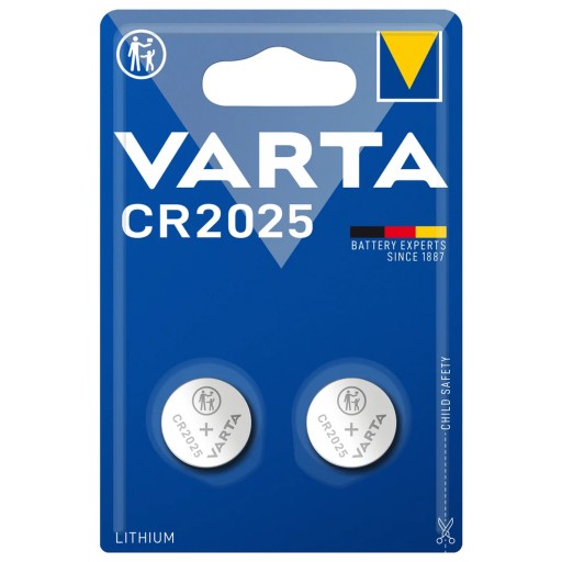 2 литиевых аккумулятора CR2025 CR 2025 DL2025 Varta 3 В