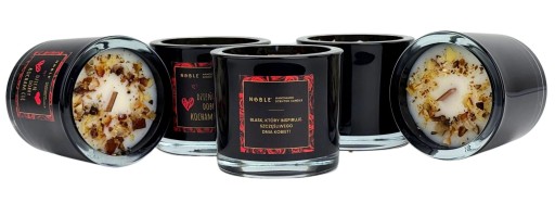 Świeca Zapachowa Sojowa Polish Amber Bursztynowa Prezent Dzień Kobiet Noble