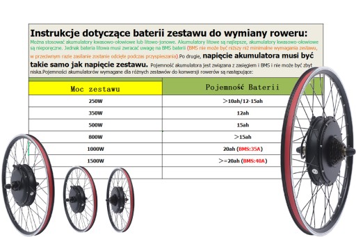 Комплект для переоборудования велосипеда, заднее колесо 26 дюймов, 800 Вт, 36 В