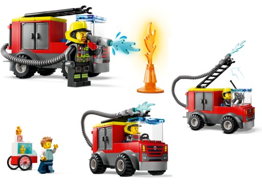 LEGO 60375 ГОРОДСКАЯ ПОЖАРНАЯ СТАНЦИЯ И ПОЖАРНАЯ МАШИНА