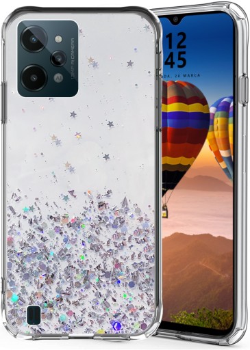 ЧЕХОЛ ДЛЯ REALME C31 СИЯЮЩИЙ ЧЕХОЛ С БЛЕСКАМИ